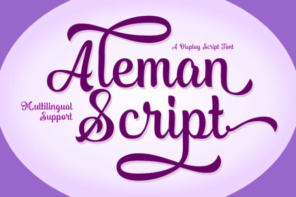 Aleman Script: A Font That Makes Your Business Feel Timeless