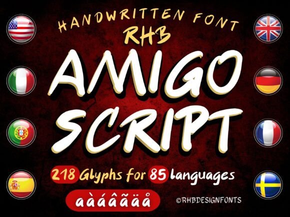 Amigo Script: A Handwritten Font for Digital Brand Expression