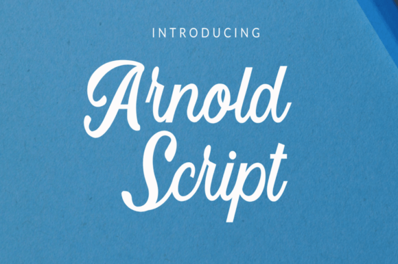 Arnold Script: The Typeface That Speaks Before Your Content Does