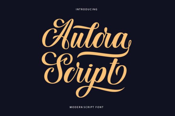 Aulora Script: A Font That Writes with Elegance