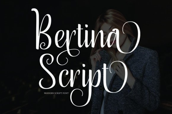 Bertina Script: A Modern Script Font for Relaxed Branding