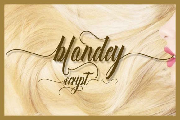 Blondey Script: A Font Built for Modern Marketing