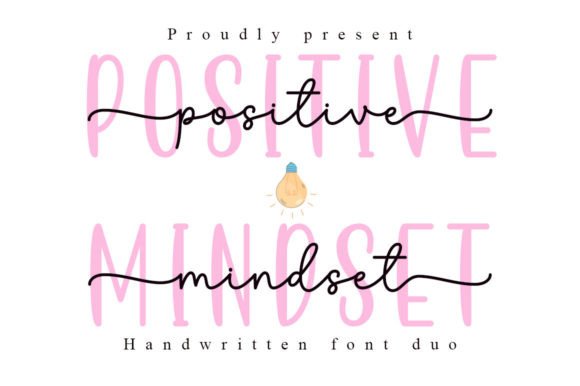 Crafting a Serene Editorial Mood with Positive Mindset Typeface