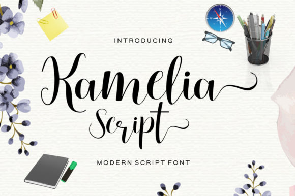 Exploring Kamelia Script: A Modern Font for Crafting Unique Brand Identity