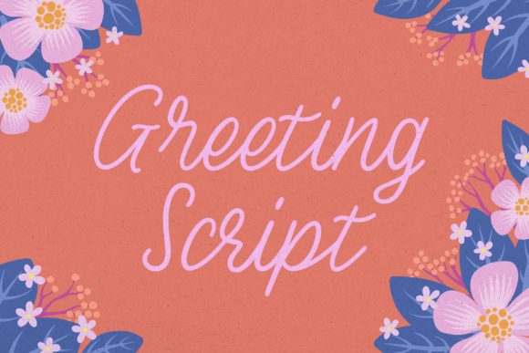 Greeting Script: A Font for Quiet Editorial Moments