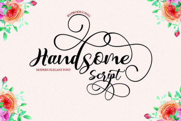 Handsome Script: A Font for Elegant Branding Projects