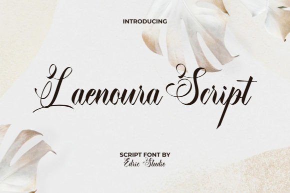 Laenoura Script: A Digital Designer’s Elegant Typeface Choice