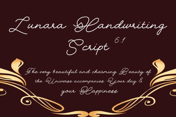 Lunara Handwriting Script: A Font for Polished Branding