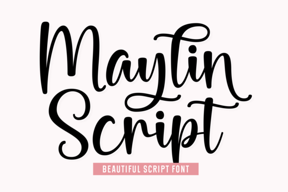 Maylin Script: An Editorial Font for Elegant Headings