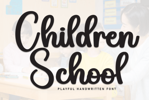 Putting the Children School Script Font to the Branding Test