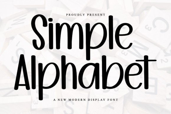 Simple Alphabet Typeface: A Festive Font for Real Branding Projects