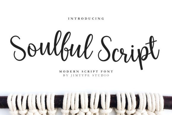 Soulful Script: A Script Font Designed for Editorial Tone