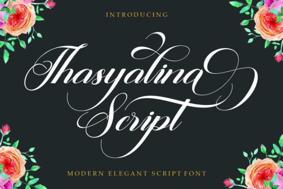 Thasyalina Script: A Brushstroke of Elegance for Modern Projects