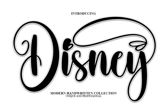 The Disney Font: A Handwritten Typeface That Elevates Small Business Branding