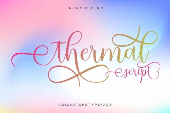Thermal Script: A Timeless Typeface for Crafters and Creators