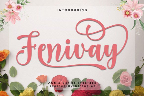 Using Fenivay Script in Branding Projects
